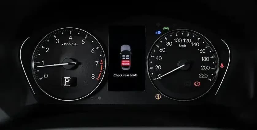 Honda HR-V REAR SEAT OCCUPANT REMINDER