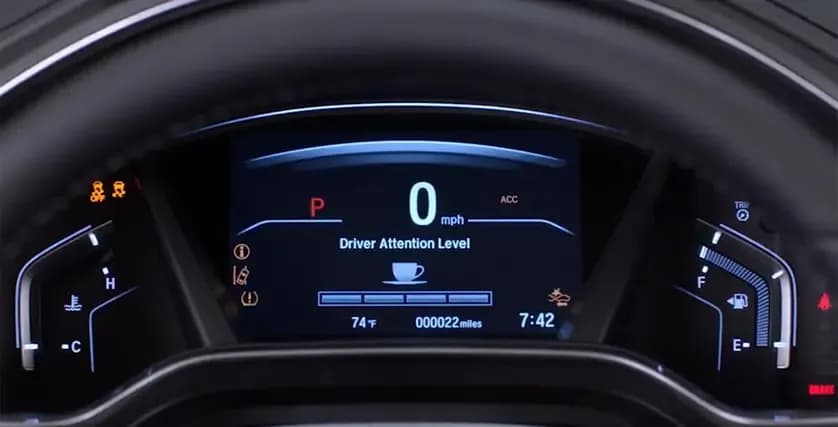 Honda Accord Driver Attention Monitor