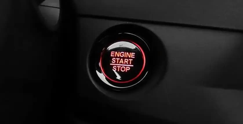Honda Accord HEV Push Start Button